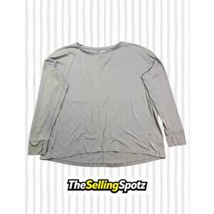 FLX Gray Long Sleeve Performance Shirt Men’s Size XL Cotton